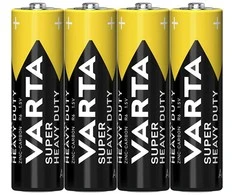Cinko-anglies baterija AA 1.5 R6 Varta SUPERLIFE FOIL 4 vnt.