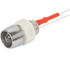 Blow 5 mm šviesos diodas (12 V BALTA indikatoriaus lemputė)