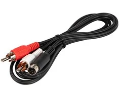Blow Pūskite Jungtis PLUG SVHS-2RCA 1,2m
