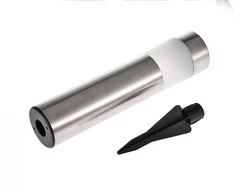 70-291# Saulės energija varomas LED šviestuvas, sidabrinis, 53 cm