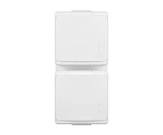 Blow Dvigubas lizdas n/t NT-6S/P baltas