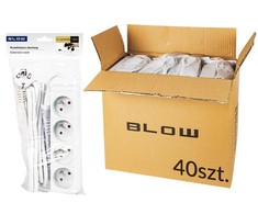 Blow Prailginimo laidas PR-470P 1.5 m 4Gu 3x1.5 baltas