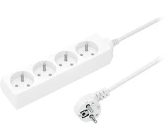 Plastrol Jonex ilgintuvas 4 lizdai su/u 10A 3m /OMY 3x1/ balta PS-470 T-105680