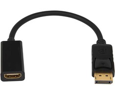 HDMI perėjimas, HDMI lizdas - DISPLAY PORT kištukas 0,2 m