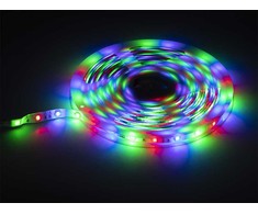 Rinkinys taśm LED RGB 2835 5m/300 sterownik+maitinimo šaltinis taśma wodoodporna