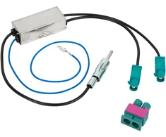Blow Automobilio antenos separatorius 2xFAKRA-DIN Diversity