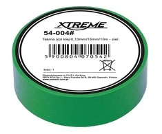 54-004# Xtreme Lipni izoliacinė juosta 0.13mm 15mm 10m - žalia