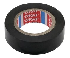 Lipni izoliacinė juosta TESA 10m 15mm PVC - juoda