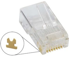 Blow 8p8c telefono kištukas (RJ45) suvyniotas