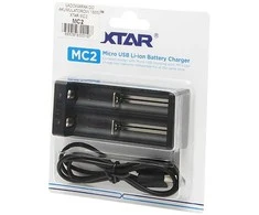 Xtar 2 x ličio jonų akumuliatorių įkroviklis MC2