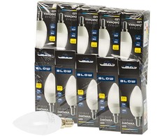 Żarówka LED E14 C37 ECO 5W neutralna 10vnt