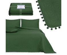 AmeliaHome Lovatiesė 220 × 240 cm, tamsiai žalia AH