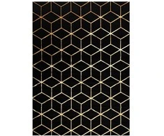 Chodnik MOSSE HEXAGON 2 spalva juoda 60x200 Hakano