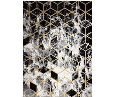 Chodnik MOSSE HEXAGON spalva juoda 60x200 Hakano