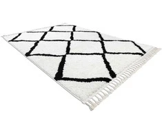Takelis WELBEN CROSS baltas bohemiškas stilius 80x300 Hakano