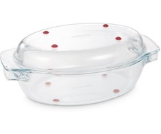 TESCOMA Ovali keptuvė su dangčiu GrandCHEF 35 x 21 cm, stiklinė