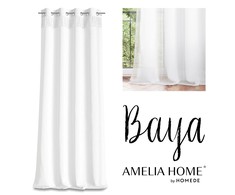 AmeliaHome Užuolaida Baya su kilpomis 140 × 250 cm