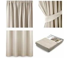 AmeliaHome Užuolaida užtamsinanti 140×245 cm kreminė AH