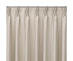 Homede Užuolaidos 220×245 cm smėlio spalvos BRAID FLEX CARMENA