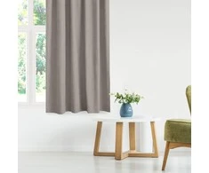Homede Užuolaidos 140×245 iš čenilio kapučino spalvos