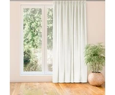 Homede Užuolaidos 140×300 kreminės Chenille Flex
