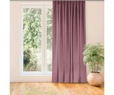 Homede Užuolaidos 280×270 cm lila iš chenille CHENILLE FLEX