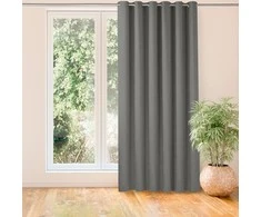 Homede Užuolaidos iš čenilės pilkos 220×175 Chenille