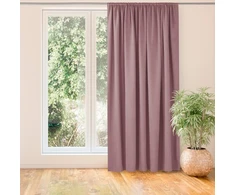 Homede Užuolaidos 220×245 iš chenillės rožinės