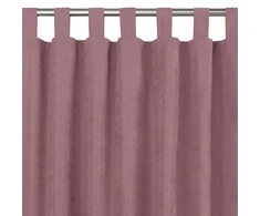 Homede Užuolaidos rožinės 280×270 cm CHENILLE