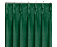 Homede Užuolaidos 530 × 175 cm, tamsiai žalia Velvet Flex