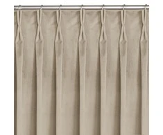 Homede Užuolaidos 200 × 270 cm, kreminės spalvos VELVET FLEX