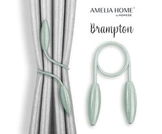 AmeliaHome Užuolaidų rišikliai mėtų spalvos Brampton, 2 vnt.
