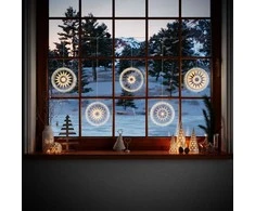 AmeliaHome LEDPL/AH/MANDALA/ROUND/SET/5PCS