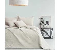 Dvipusė lovatiesė AmeliaHome SOFTA 220 x 240 cm, spalva: kreminė