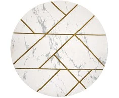 Dywan apvalus ESTEMA MARBLEGEO spalva kreminė r160 Hakano