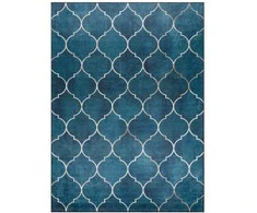 GLAMOUR ARLEN CLOVER spalvos indigo spalvos glamūrinis kilimas, modernaus stiliaus, 160x220 Hakano