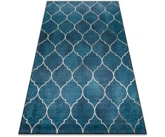 GLAMOUR ARLEN CLOVER spalvos indigo spalvos glamūrinis kilimas, modernaus stiliaus, 160x220 Hakano