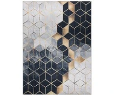 ARLEN CUBE2 kilimas spalva juoda geometrinis modernus stilius 120x170 Hakano