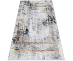 Dywan ARLEN FRAME2 spalva pilka styl glamour 120x170 Hakano