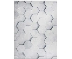 ARLEN HONEY spalvos rutulinis kilimas geometrinio modernaus stiliaus 120x170 Hakano