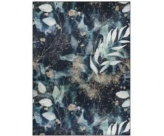 Dywan ARLEN LEAVES3 spalva juoda glamour styl tropikalny 160x220 Hakano