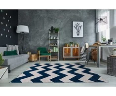 Dywan ESMEA ZIGZAK 2 spalva mėlyna 160x220 Hakano