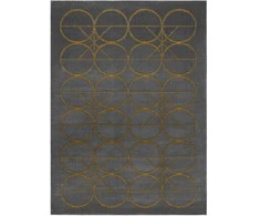 Dywan ESTEMA CIRCLES spalva grafito 160x220 Hakano