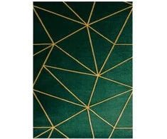 Dywan ESTEMA GEOMETRIC spalva butelkowa žalia 120x170 Hakano