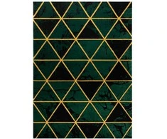 Dywan ESTEMA MARBLETRIANGLES sidabro buteliuko stiklas 120x170 Hakano