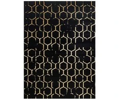 Dywan MOSSE ARTDECO 2 spalva juoda 120x170 Hakano
