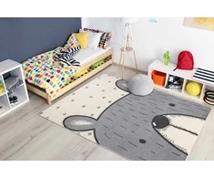 Dywan TINIES BEAR spalva kreminė 160x220 Hakano