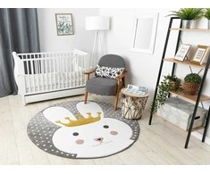 Dywan TINIES BUNNY spalva pilka 140x190 Hakano