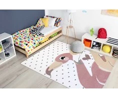 Dywan TINIES FLAMINGOS spalva kreminė 160x220 Hakano