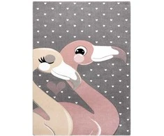Dywan TINIES FLAMINGOS spalva pilka 120x170 Hakano